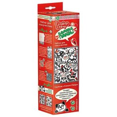 Набор для изготовления картины Клевер "Комикс. Панды", 29,5x21 cм, арт. АС 43-312