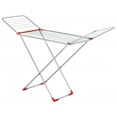 Сушилка для белья LWI напольная Комфорт 18 м, серебристый металлик