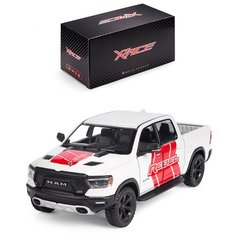 Детская инерционная металлическая машинка Serinity Toys с открывающимися дверями, модель Dodge Ram, белый