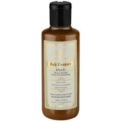 Khadi Natural шампунь-кондиционер Хна и Тулси без SLS и парабенов для сухих волос, 210 мл