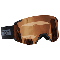 Маска Salomon S/View Access black/universal tonic orange