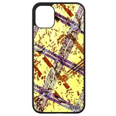 Противоударный чехол на смартфон // iPhone 11 // "Тартан плитка" Диагональ Стиль, Utaupia, цветной