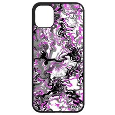 Противоударный чехол на смартфон // iPhone 11 // "Мраморный фон" Форма Эффект, Utaupia, розовый