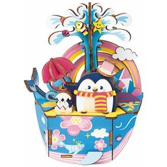 Сборная модель Robotime Музыкальная шкатулка Ocean park AMD51