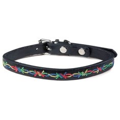 Ошейник Triol "Этно", черный, 10x310 мм