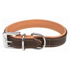 Ошейник Trixie "Active Comfort", M: 37–44 см/25 мм, цвет: коричневый, светло-коричневый
