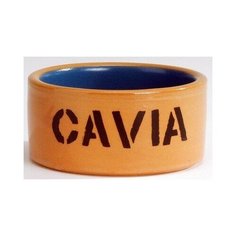 Миска для морской свинки, керамическая, бежево-голубая, 11,5 см Beeztees