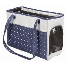 Переноска Trixie "Bonny", 20x29x40 см, цвет: синий, серый