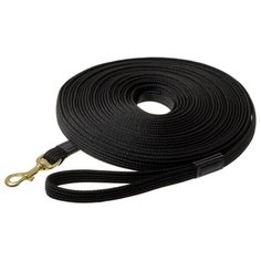 V.I.Pet. Поводок с карабином (бронзовый) профессиональный, с латексом, 20 мм x 15 м Zoo One