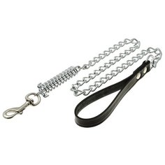 ZooOne. Поводок-цепь с ручкой, 4,5 мм x 44", длина 110 см (рыжий)