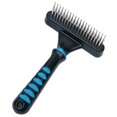 Расческа-грабли для кошек и собак Nobby "Comfort Line", 39 вращающихся зубьев