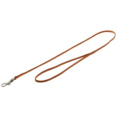 Поводок для собак ZooOne с карабином (лента-чулок) светло-коричневый 0.75 м 7 мм