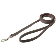 Поводок для собак ZooOne с карабином профессиональный с латексом коричневый 3 м 15 мм