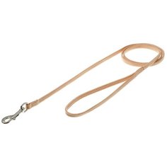 Поводок для собак ZooOne с карабином (лента-чулок) бежевый 1.2 м 7 мм
