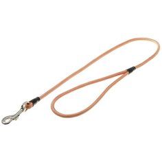 Поводок для собак ZooOne с карабином круглый медь 0.7 м 6 мм