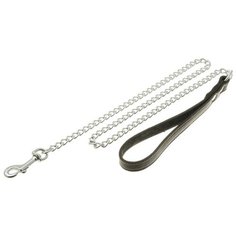 ZooOne. Поводок-цепь с ручкой, 2,5 мм x 44", длина 110 см (рыжий)