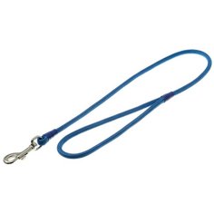 Поводок для собак ZooOne с карабином круглый ультрамарин 0.8 м 6 мм