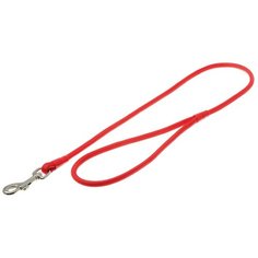 Поводок для собак ZooOne с карабином круглый красный 0.8 м 6 мм
