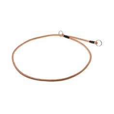 Ошейник-удавка ZooOne с 2-я кольцами круглый 6 мм, длина ошейника 85 см медь