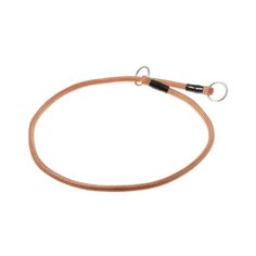 Ошейник-удавка ZooOne с 2-я кольцами круглый 6 мм, длина ошейника 60 см медь