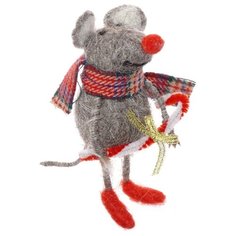 Фигурка декоративная Мышка, 718633, 12*4*14 см. РЕМЕКО