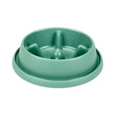 Миска-слоуфидер "Beeztees", для медленного кормления (цвет: светло-зеленый), 950 мл