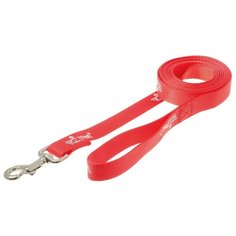 V.I.Pet. Поводок с карабином, 25 мм x 3 м (красный) Zoo One