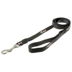 V.I.Pet. Поводок с карабином, 20 мм x 1,2 м (черный) Zoo One