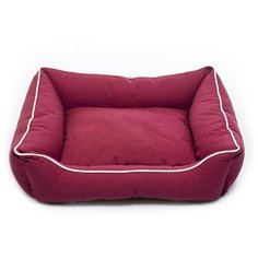 Лежак для собак и кошек Dog Gone Smart Lounger bed XS 48.3х38х16.5 см вишневый