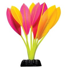 Растение силиконовое для аквариума "Laguna", светящееся, 6x18 см