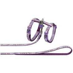 Комплект Nobby Love 77913/77914 (поводок + шлейка) лиловый