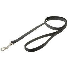 Поводок для собак ZooOne с карабином профессиональный с латексом черный 1 м 15 мм