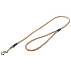 Поводок для собак ZooOne с карабином круглый кэмел 0.7 м 6 мм