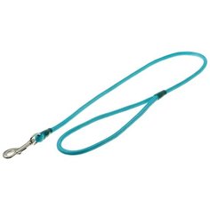 Поводок для собак ZooOne с карабином круглый бирюзовый 0.8 м 6 мм
