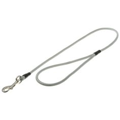 Поводок для собак ZooOne с карабином круглый серебро 0.7 м 6 мм
