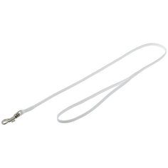 Поводок для собак ZooOne с карабином (лента-чулок) белый 0.75 м 7 мм