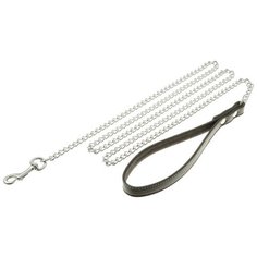 ZooOne. Поводок-цепь с ручкой, 2 мм x 68", длина 170 см (рыжий)