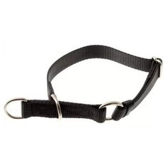 Ошейник-удавка ZooOne полуудавка регулируемый 20 мм, обхват шеи 32-45 см черный