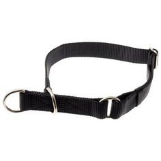 Ошейник-удавка ZooOne полуудавка регулируемый 25 мм, обхват шеи 40-60 см черный