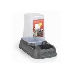 Миска-дозатор для корма и воды, антрацитовая, 33,5x20x27 см Beeztees