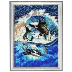 Набор для вышивания бисером "Касатки", 36x26 см, арт. 645 Butterfly