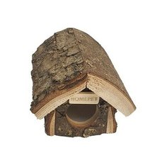 Домик для мелких грызунов Homepet "Избушка", деревянный, 16x12x10,5 см