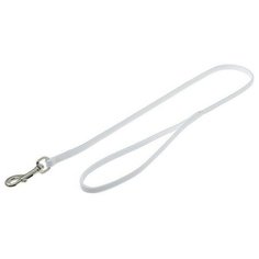 V.I.Pet. Поводок с карабином (лента-чулок), цвет: белый, 5 мм x 75 см Zoo One
