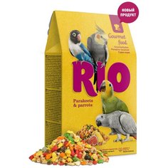 Корм для средних и крупных попугаев RIO "Gourmet food", 250 г