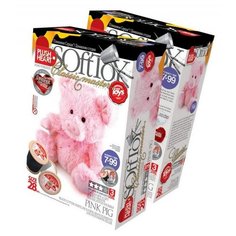 Plush Heart Набор для изготовления мягкой игрушки Плюшевое сердце Свинка розовая (457010)