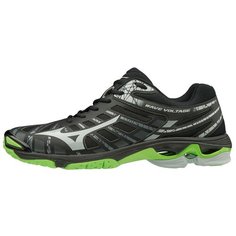 Кроссовки Mizuno размер 9, серый/черный/зеленый