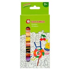 Пластилин BARAMBA Натуральный 10 цветов по 14г (B26010)