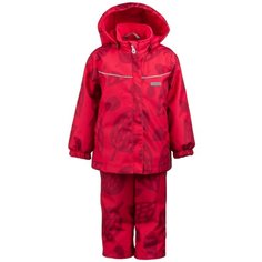 Комплект с полукомбинезоном KERRY Holly K20013 (1868/2630/3700) размер 86, 01868 красный/черный