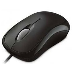 Мышь компьютерная Microsoft "Basic", цвет: черный, арт. 734688