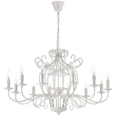Люстра Arti Lampadari Amaro E 1.1.12 W, E14, 480 Вт, кол-во ламп: 12 шт., цвет арматуры: белый